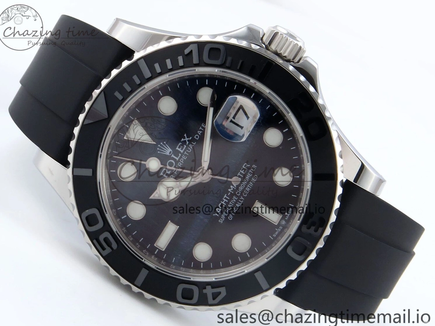 Falcon’s 42mm 226659 Oysterflex Edition Dial A3235 EWEF Eye Best on Yacht-Master Strap 0516